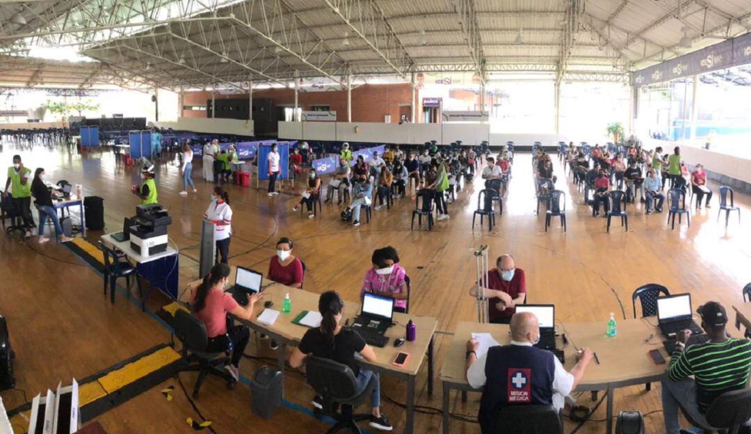 Punto de vacunación