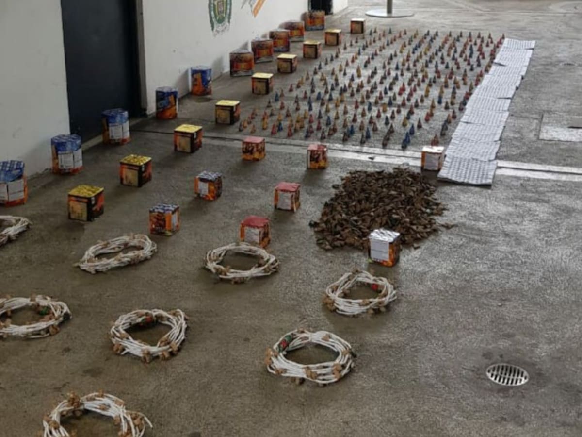 Incautan 110 kilos de pólvora en la Terminal del Norte de Medellín