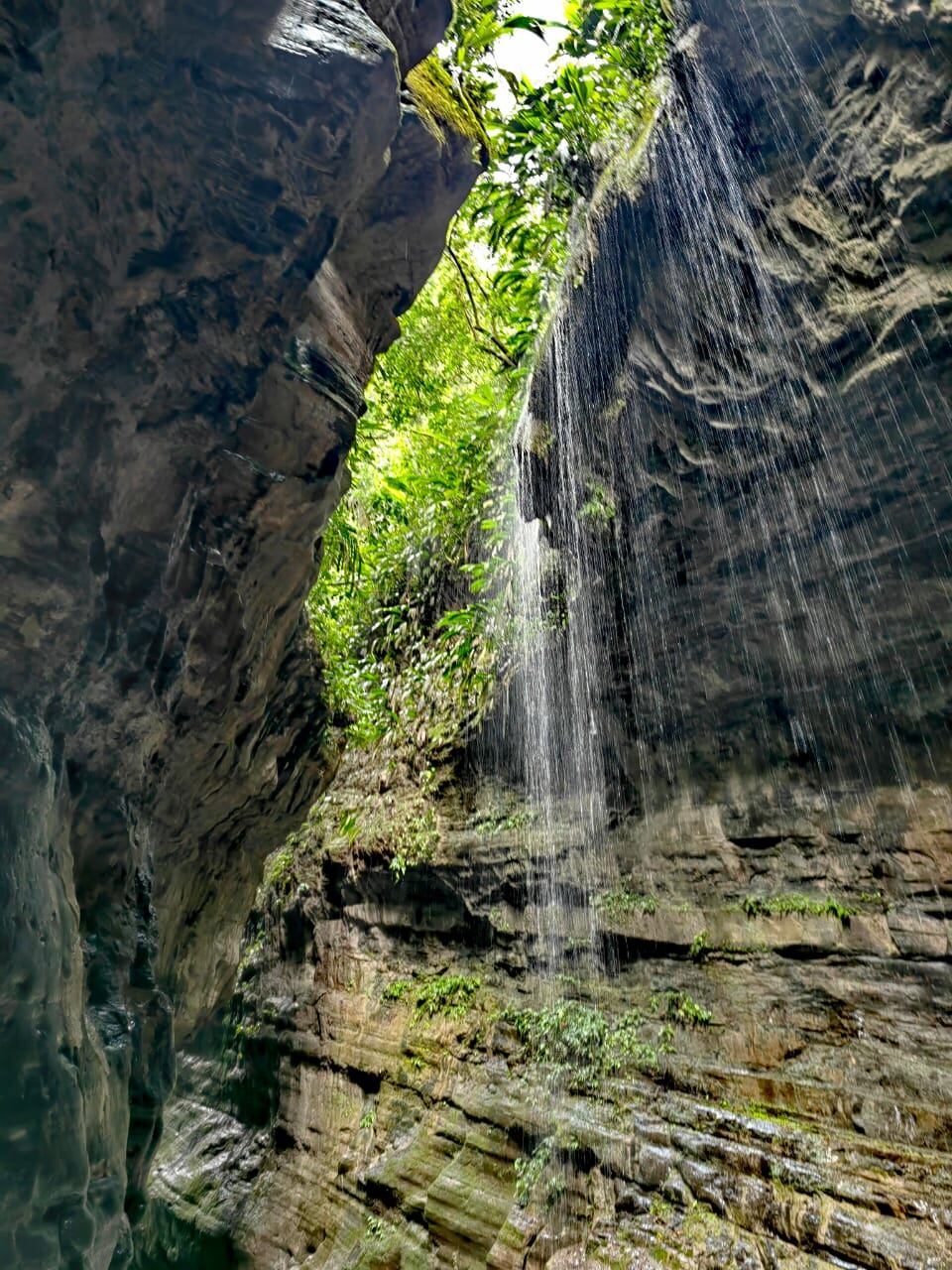 El nivel del agua es bastante bajo en la Serranía Las Quinchas, debido al Fenómeno del Niño