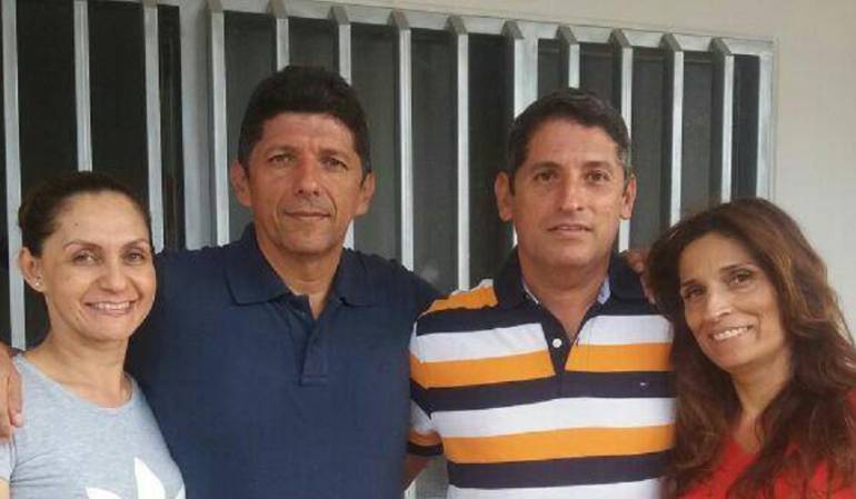 Omar Delgado y su hermano Orlando Delgado