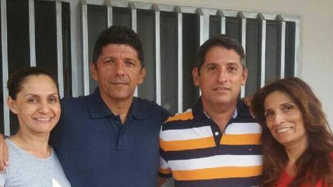 Omar Delgado y su hermano Orlando Delgado