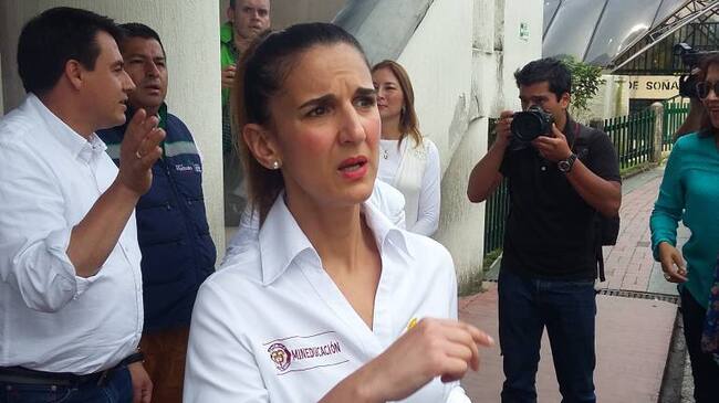 Ministra de Educación Yaneth Giha