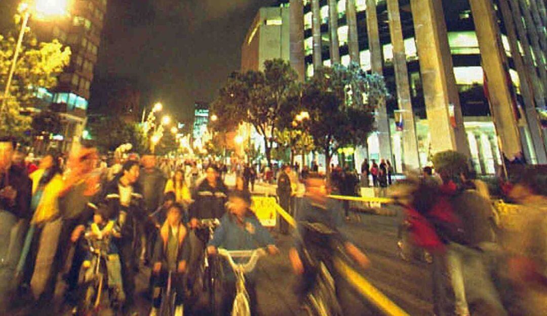 Ciclovía nocturna 