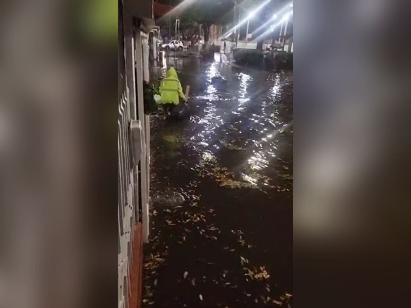 Ciudad Jardín en Cúcuta se inunda cada vez que llueve. / Foto: Cortesía comunidad.