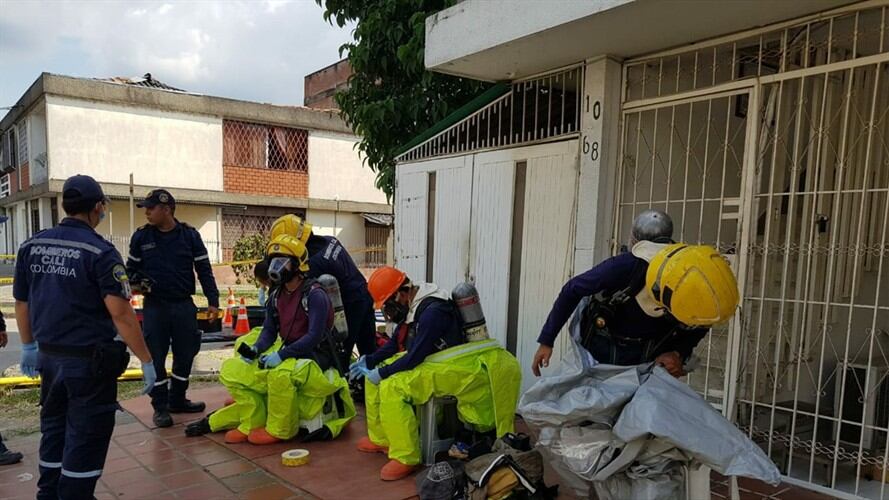 Hallan material radioactivo abandonado en un barrio del norte de Cali. Foto: Erika Rebolledo
