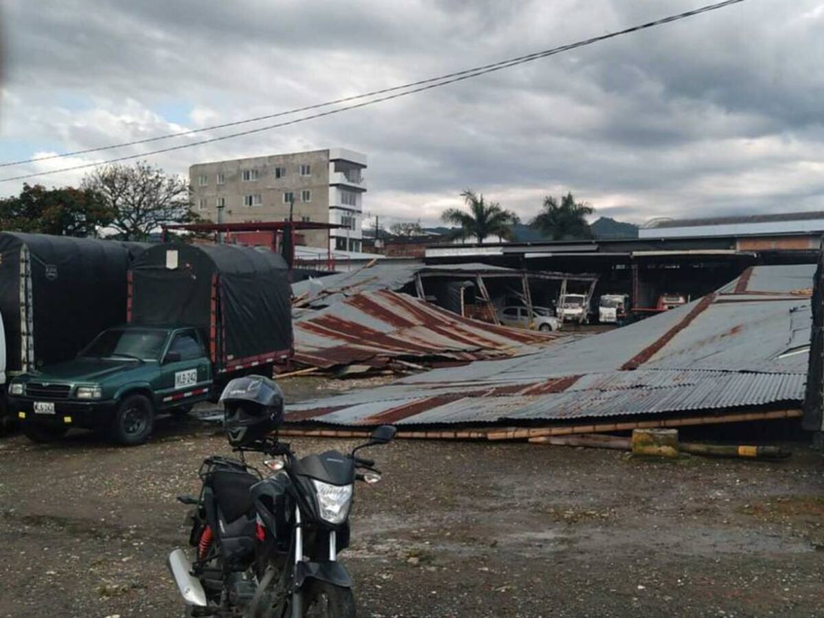Fuerte vendaval generó emergencias en Pereira y Dosquebradas