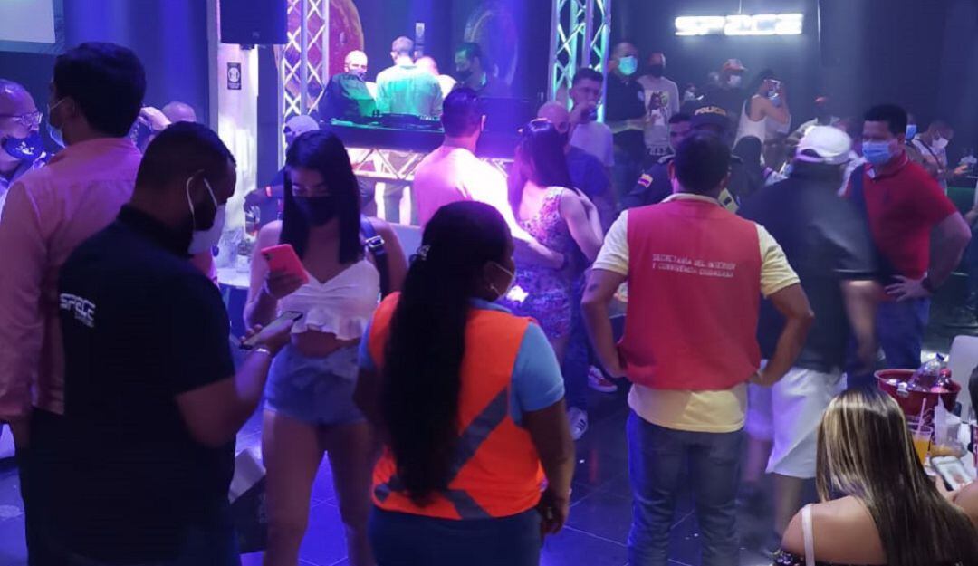 Monkey Bar fue cerrado temporalmente, mientras que Space, Mona Lisa Club y Calle Adentro de manera preventiva