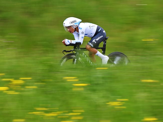 Así le fue a Nairo Quintana en la última etapa del Tour de Romandía. (Photo by Dario Belingheri/Getty Images)