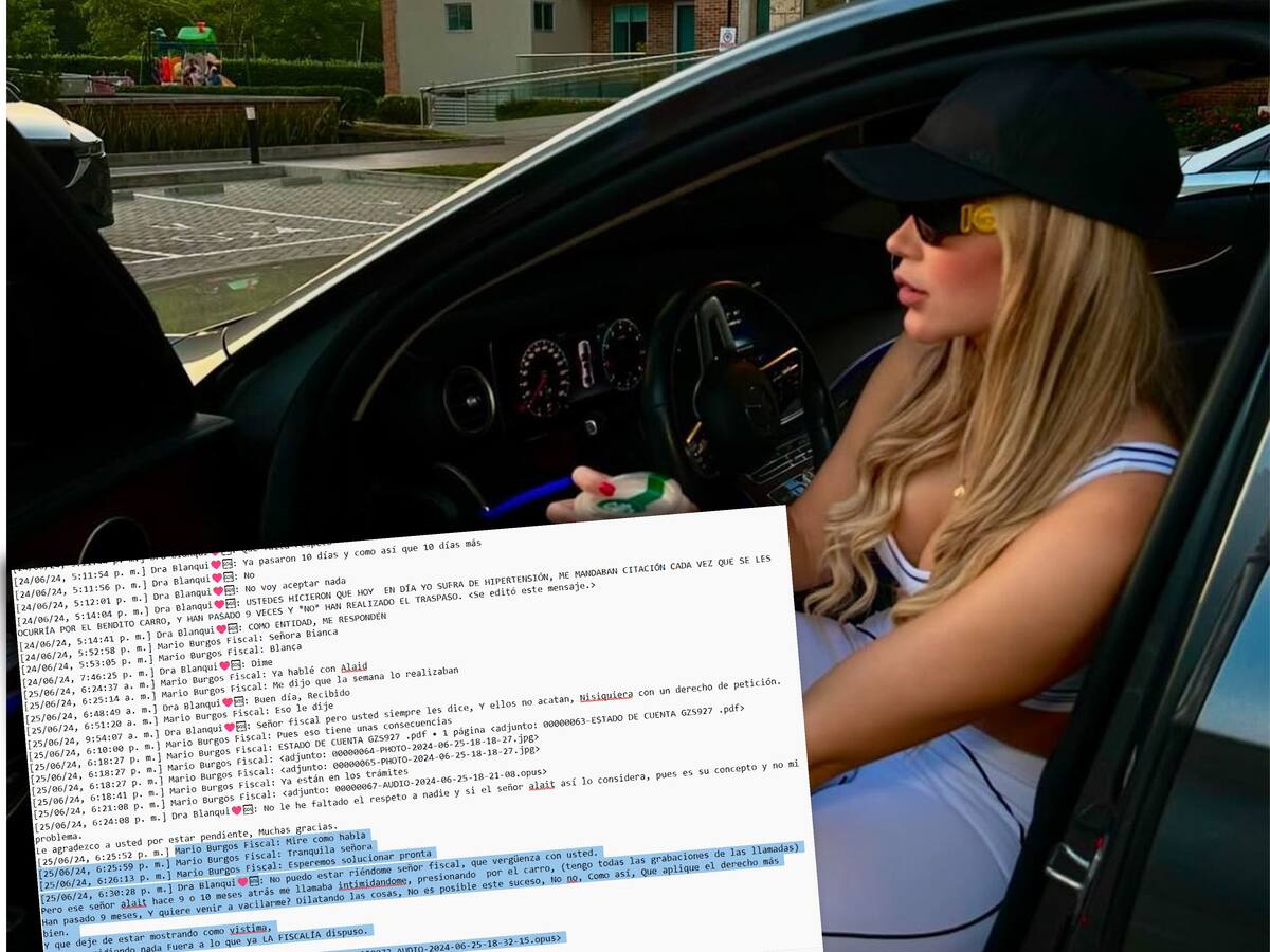 Nicolás Petro:El chat que probaría que Days Vásquez es la dueña oculta del Mercedes de $200 millones