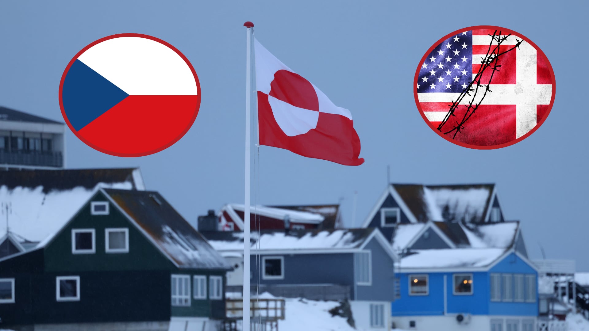 Groenlandia. Foto: Sean Gallup.Estados Unidos y Dinamarca. Republica Checa. Fotos: Getty Images.