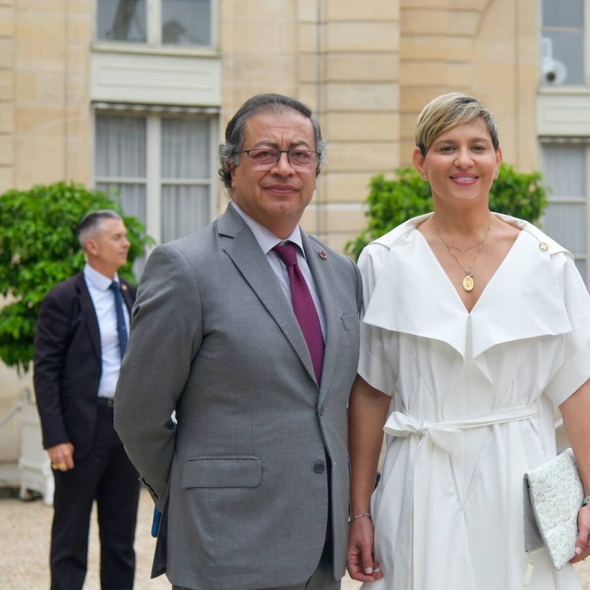 Presidente Petro asistió recepción oficial en Palacio del Elíseo con Emmanuel Macron