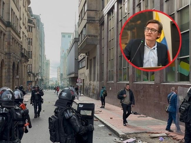 “Indígenas usaron niños como escudos de protección”, secretario de Gobierno tras protestas en Bogotá