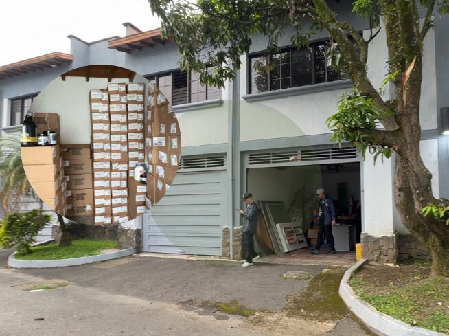 Empresa intervenida por la venta de presuntos productos fraudulentos - foto alcaldía de La Estrella