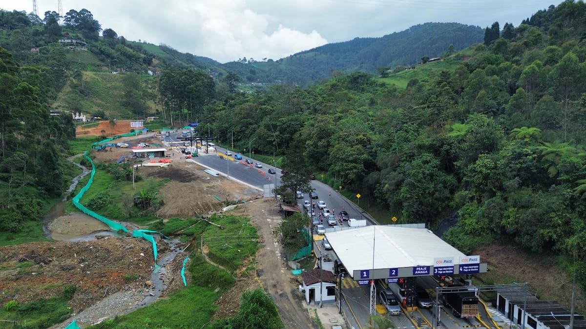 Empezó a operar la ampliación temporal del Peaje de Amagá