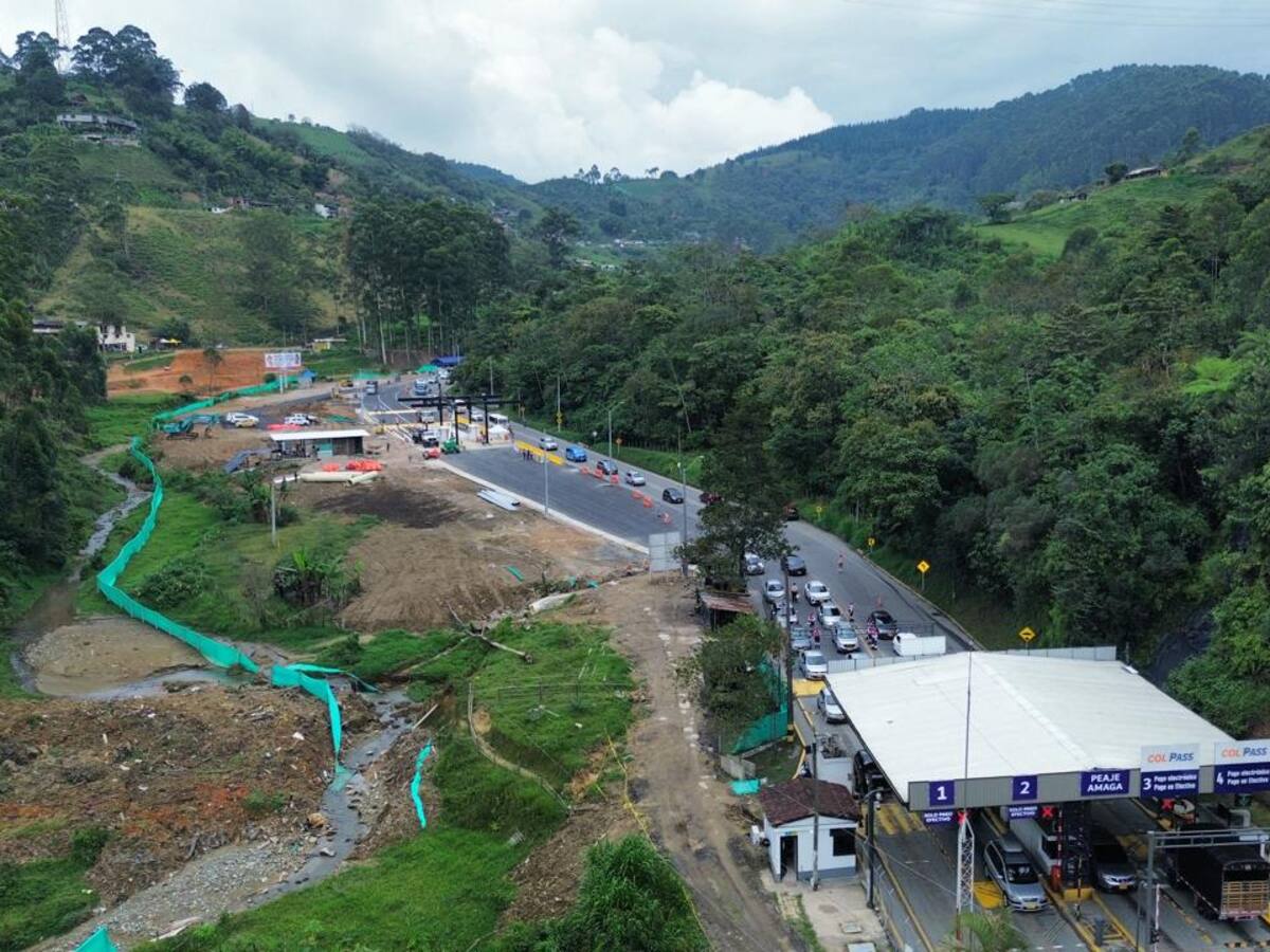 Empezó a operar la ampliación temporal del Peaje de Amagá