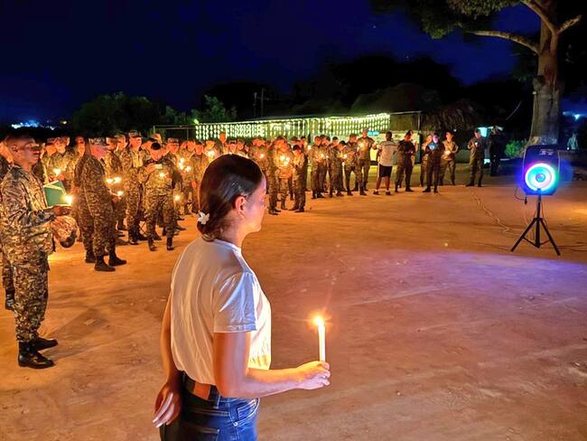 Plegaria en Santa Rosa en el sur de Bolívar por las víctimas del conflicto