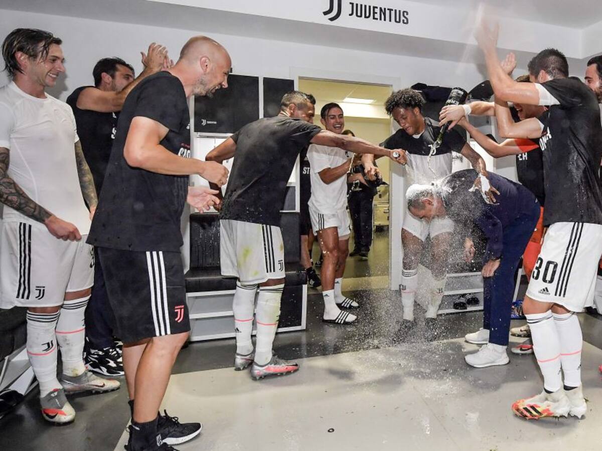Así celebró Juan Guillermo Cuadrado un nuevo título con la Juventus