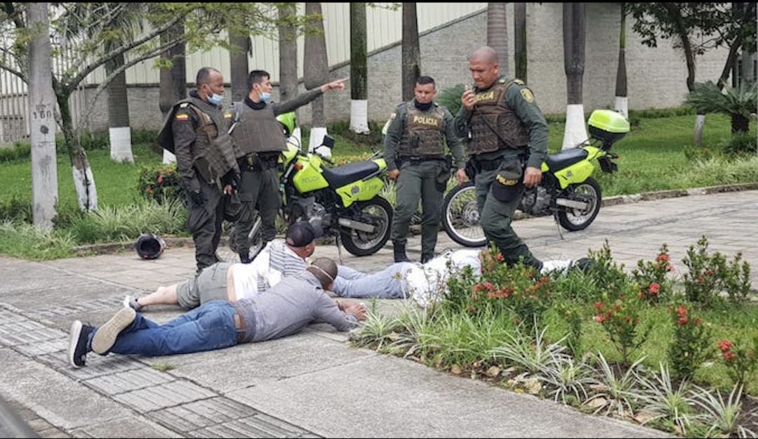 Momento de la captura