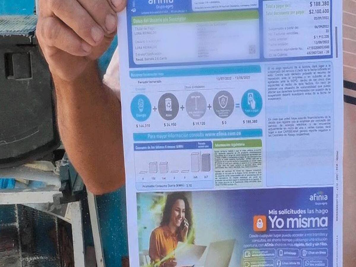 Red Caribe de Usuarios pide mesa de trabajo con Minenergía por alza tarifaria
