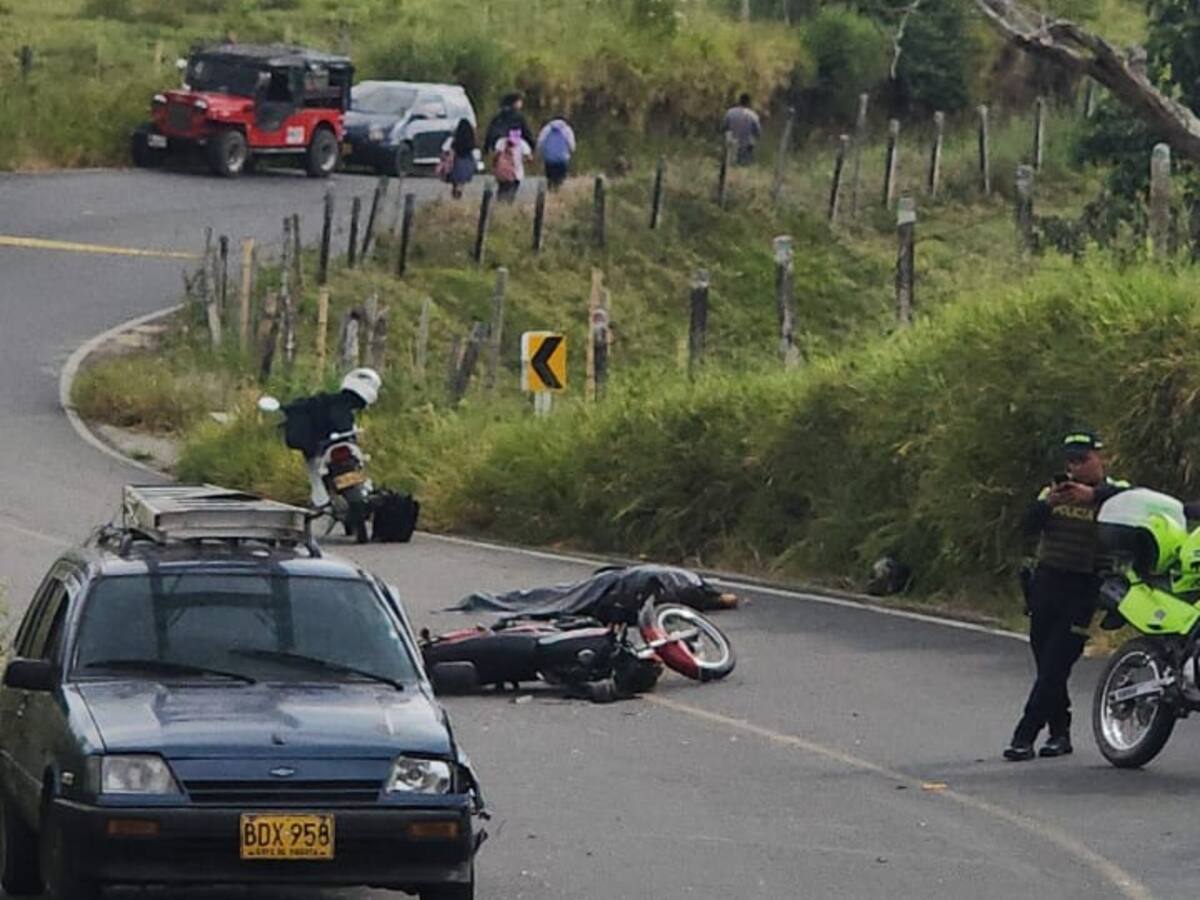 Tres muertos en accidentes de tránsito en las vías del Quindío en los últimos tres días