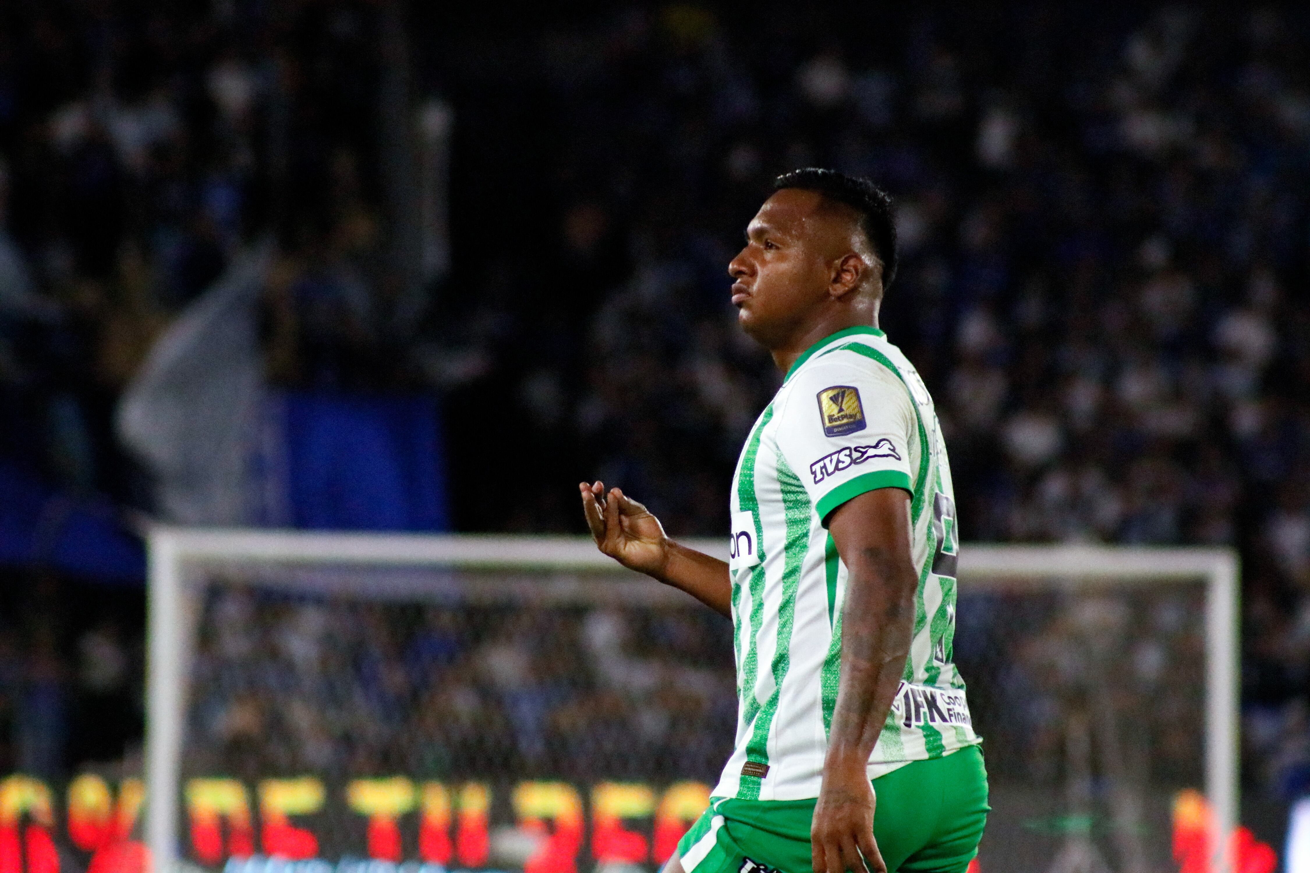 Alfredo Morelos, delantero de Atlético Nacional. (Photo by: Jorge Londono/Long Visual Press/Universal Images Group via Getty Images)