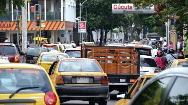 Entrada al centro de la ciudad.