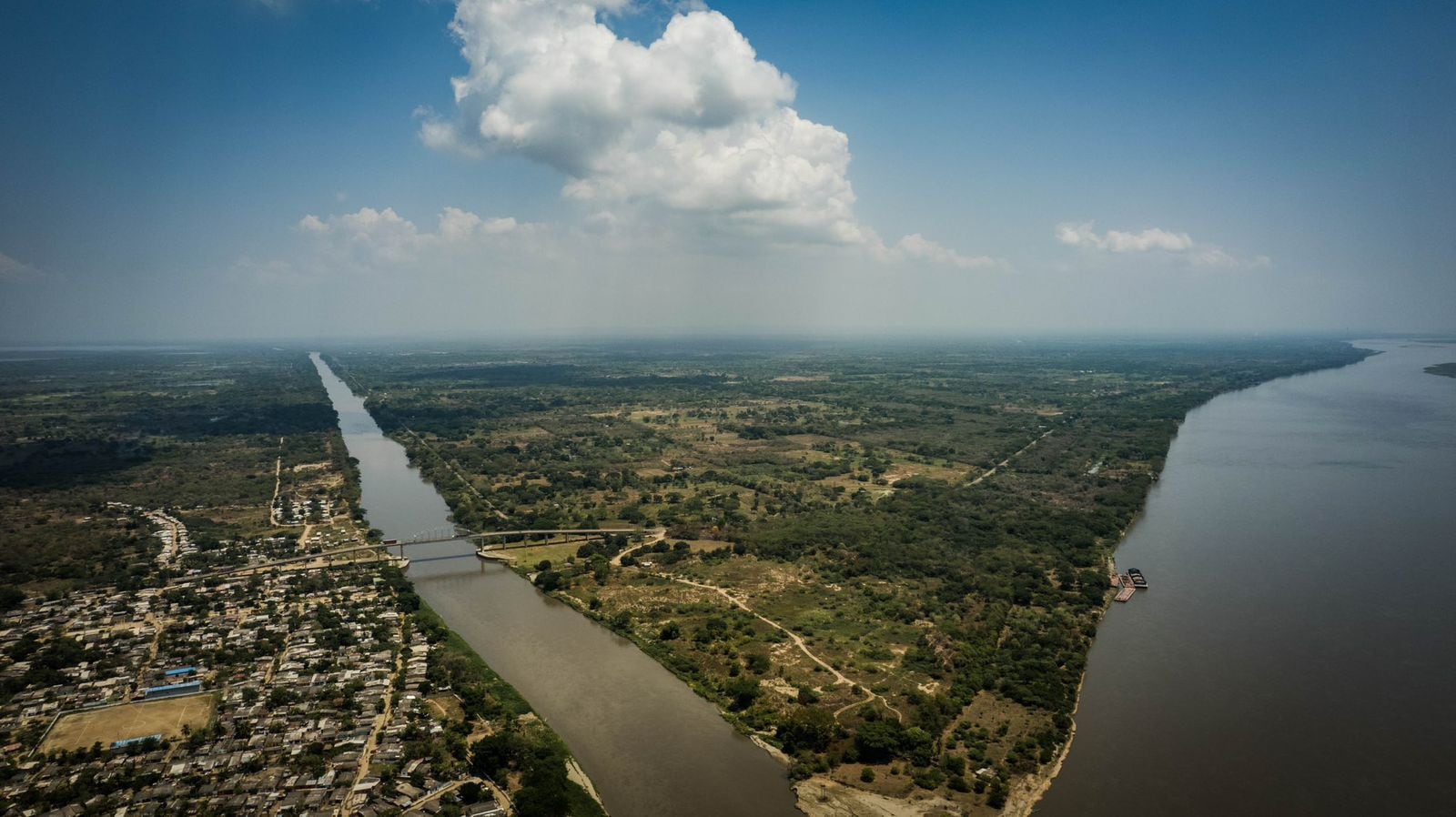 Canal del Dique. Foto: Gobernación del Atlántico.