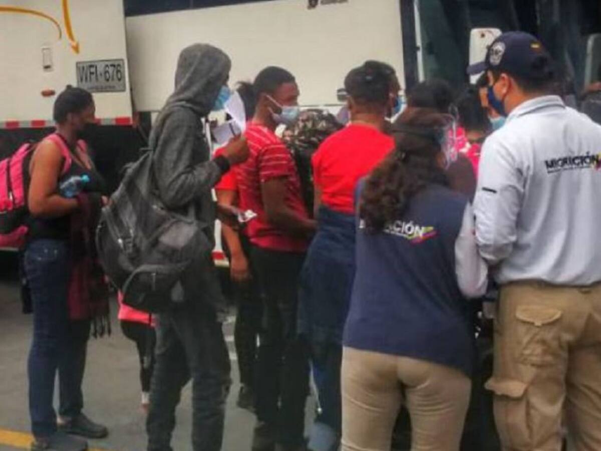Migración Colombia investiga procedencia de haitianos sorprendidos en Cesar