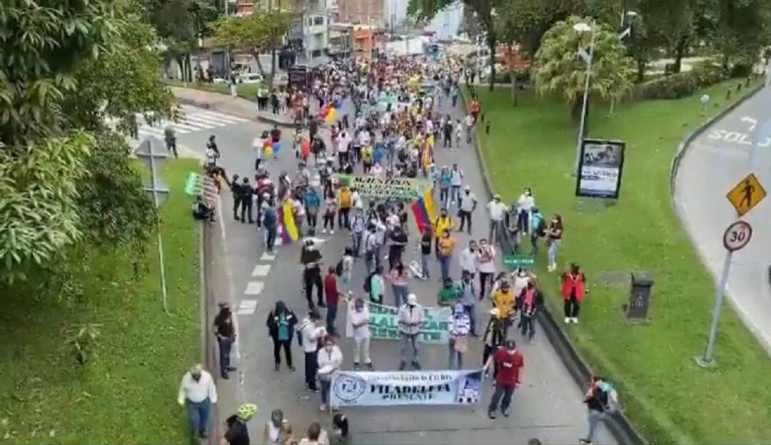 Movilizaciones en Manizales
