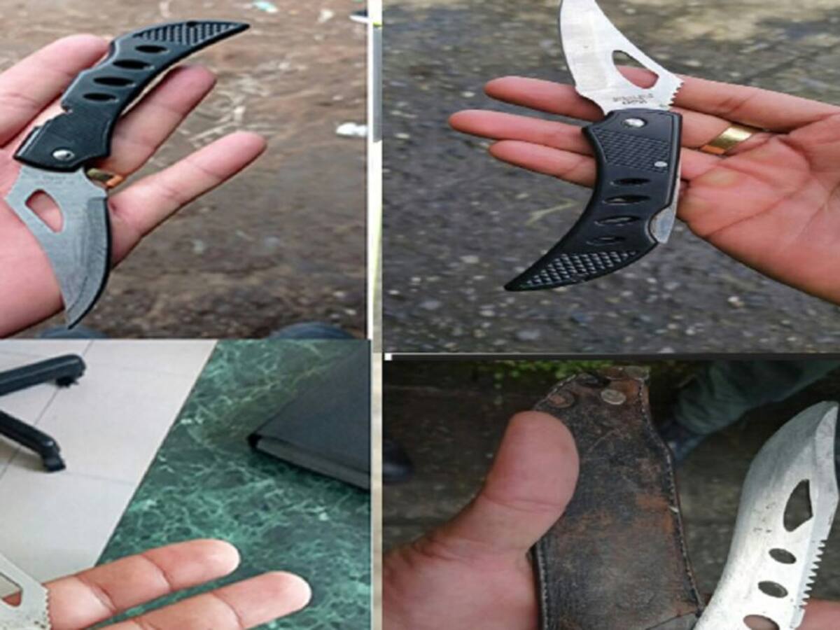 Incautadas armas blancas y de fuego por la Policía Caldas