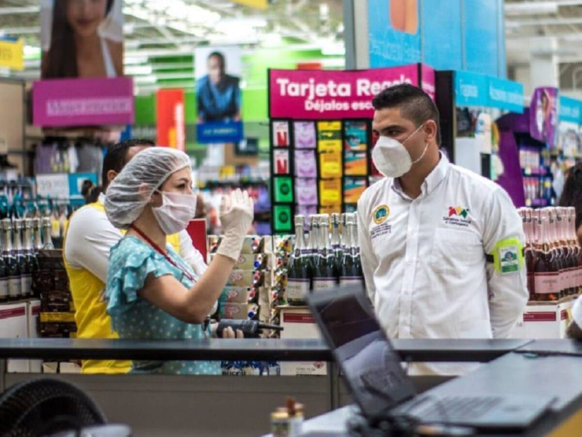 Adelantan inspección en supermercados de la Localidad 2 de Cartagena