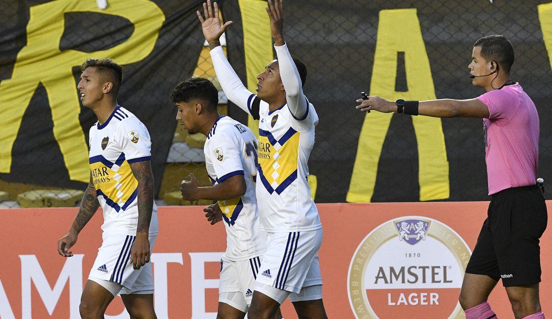 Puro enganche: El golazo de Sebastian Villa con Boca en Copa Libertadores