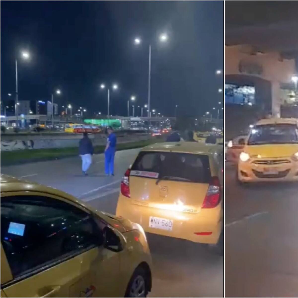 EN VIVO: Paro de taxistas en Bogotá, bloqueos en la Calle 26 y más puntos afectados