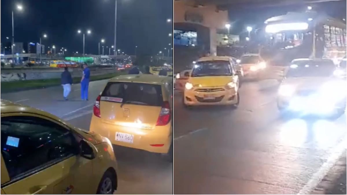 EN VIVO: Paro de taxistas en Bogotá, bloqueos en la Calle 26 y más puntos afectados