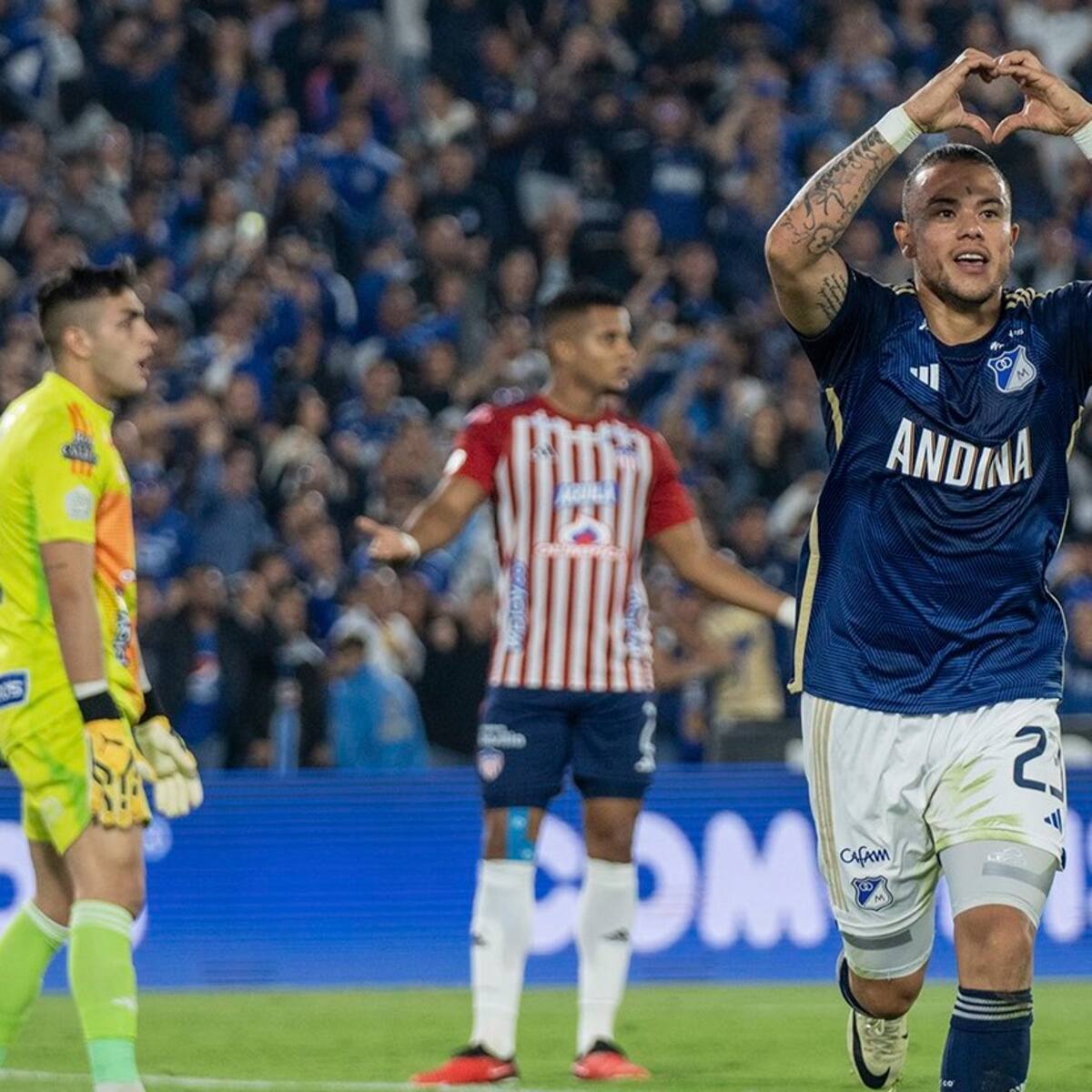 Insólito: Junior se paró y no quiso jugar ante Millonarios tras polémica arbitral