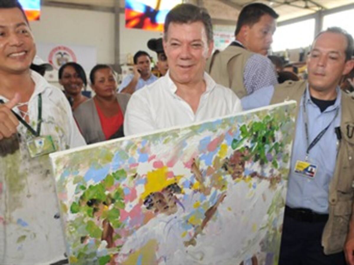 Presidente Santos pidió no elegir a gobernantes corruptos
