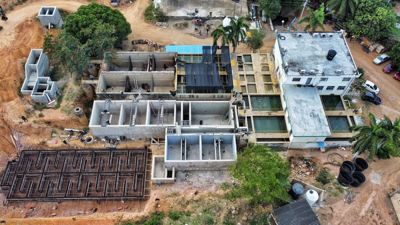 Planta de Tratamiento de Agua Potable La Gran Colombia / Foto: Aqualia