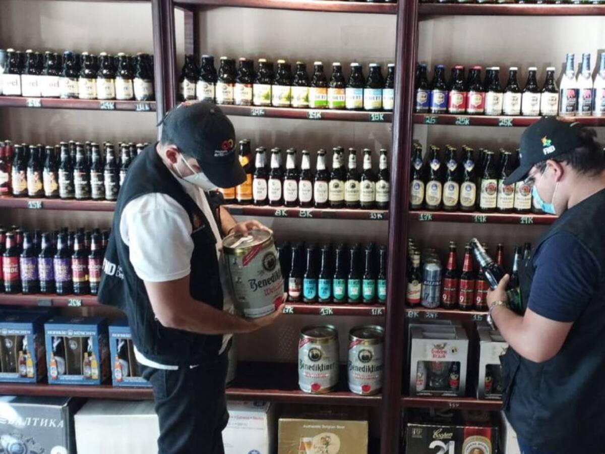 Más de 20 millones de pesos incautados en licores y cigarrillos en Neiva
