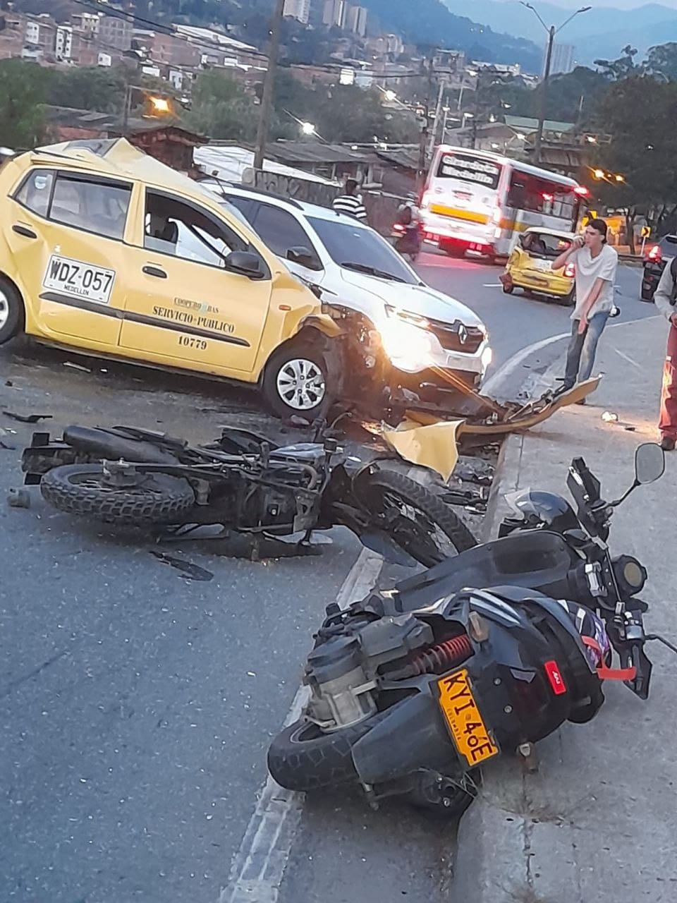 Accidente Copacabana- foto Denuncias Antioquia