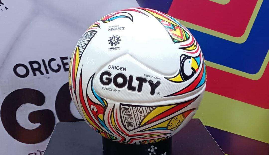 Golty Orígen, el nuevo balón del fútbol colombiano