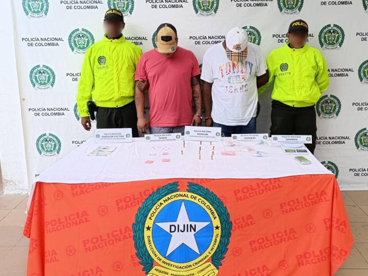 Cayeron dos presuntos distribuidores de tusi y cocaína en la zona norte de Cartagena