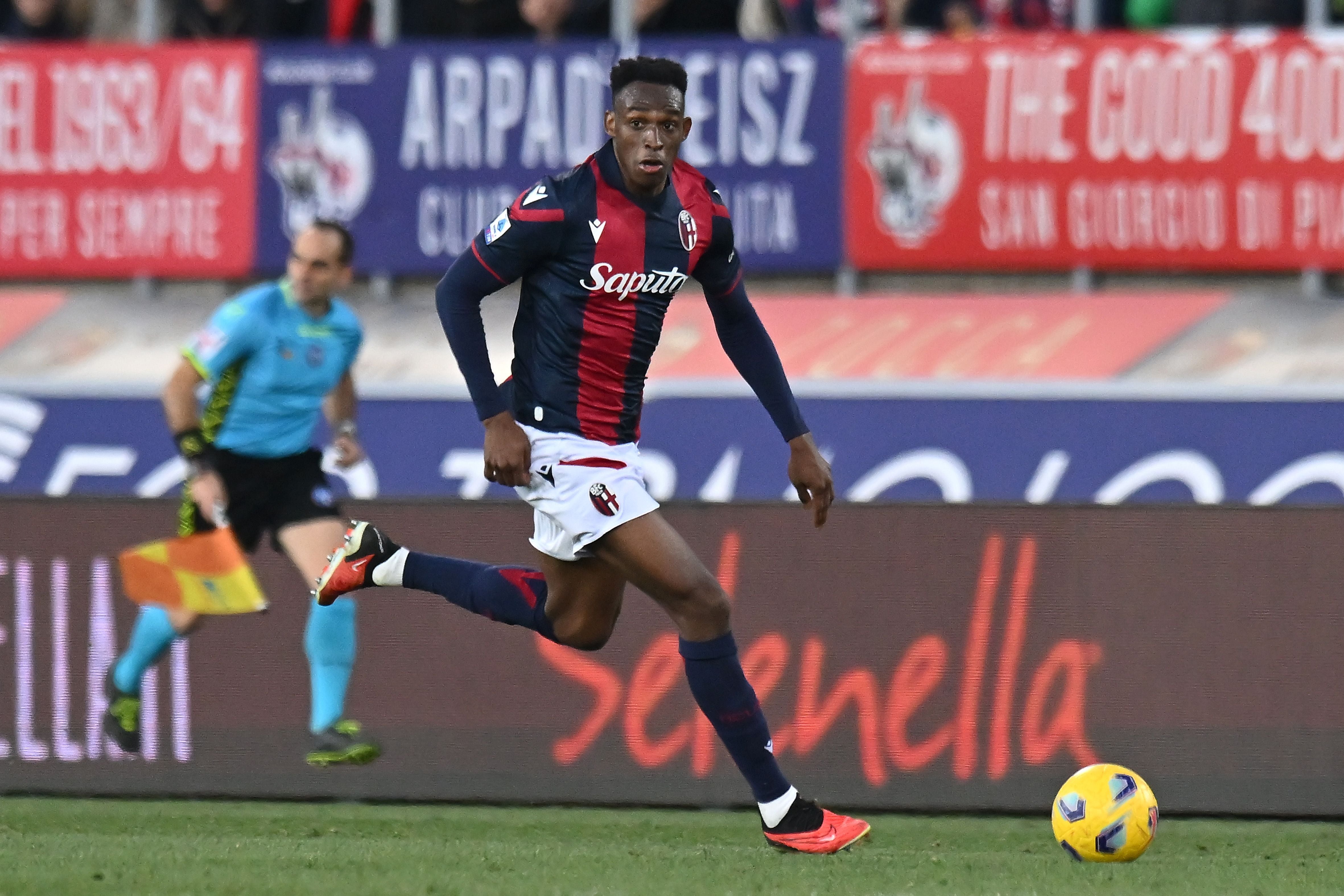 Jhon Lucumí jugador del Bologna. (Photo by Alessandro Sabattini/Getty Images)