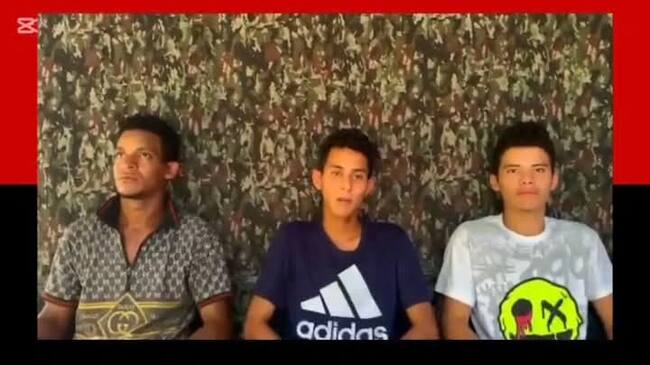 Jóvenes secuestrados por las disidencias en el Catatumbo / Foto: Redes sociales