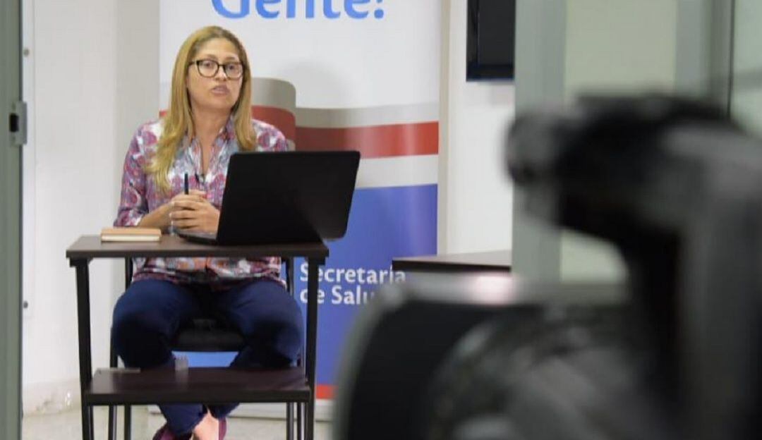 Alma Solano, secretaria de Salud