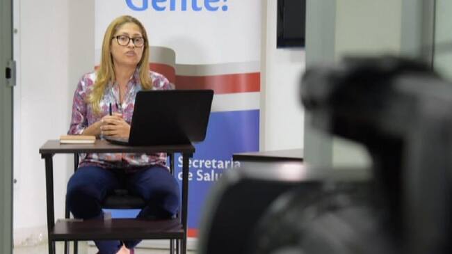Alma Solano, secretaria de Salud