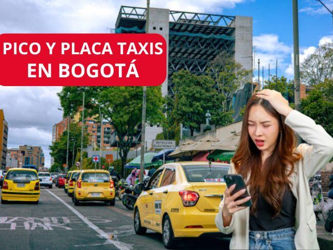 Pico y placa para taxis en Bogotá Foto: Getty Images