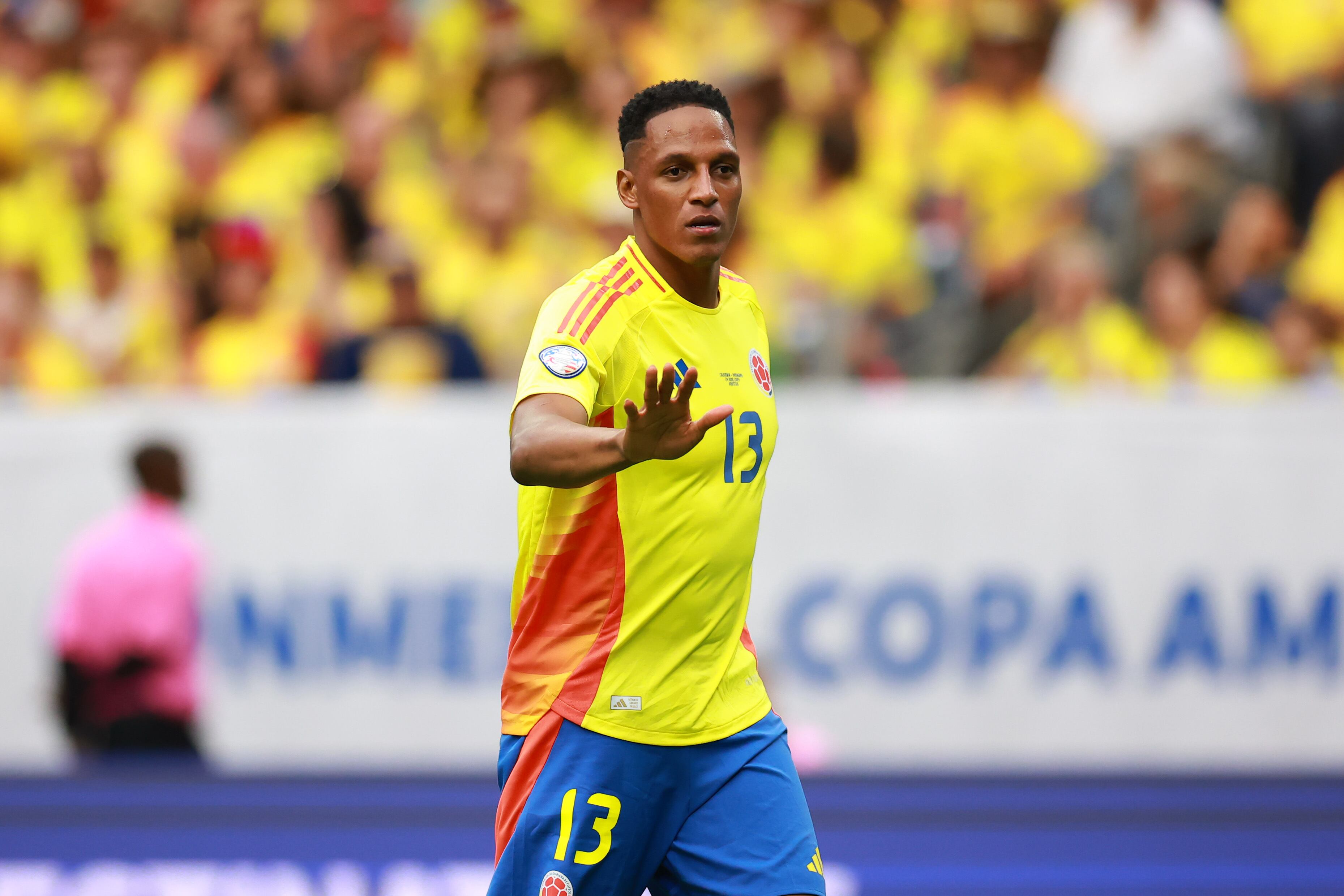 Yerry Mina. (Photo by Hector Vivas/Getty Images)