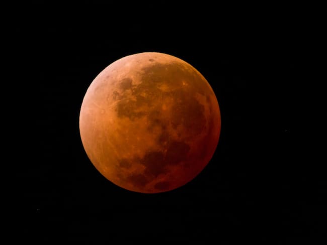 Eclipse total o luna de sangre en abril de 2014 (Foto vía Getty Images).