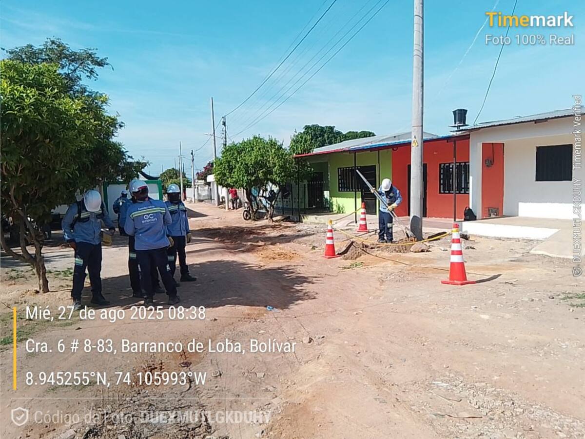 Plan Integral de Renovación Eléctrica llegó hasta Barranco de Loba, Bolívar