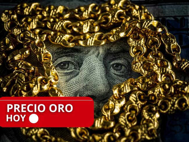 Precio del ORO Hoy // Dólar // Cadena de oro // Getty Images